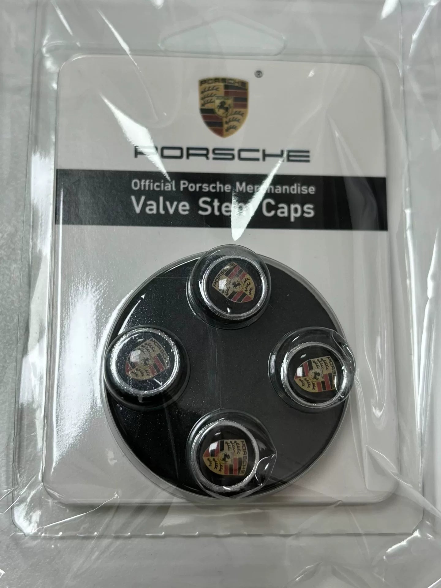Porsche OEM Metal Tire Valve Stem Caps (Set of 4) image 9