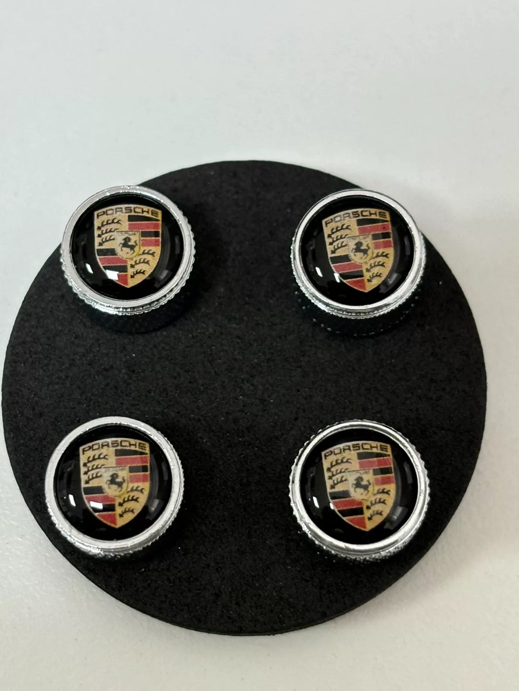 Porsche OEM Metal Tire Valve Stem Caps (Set of 4) image 5