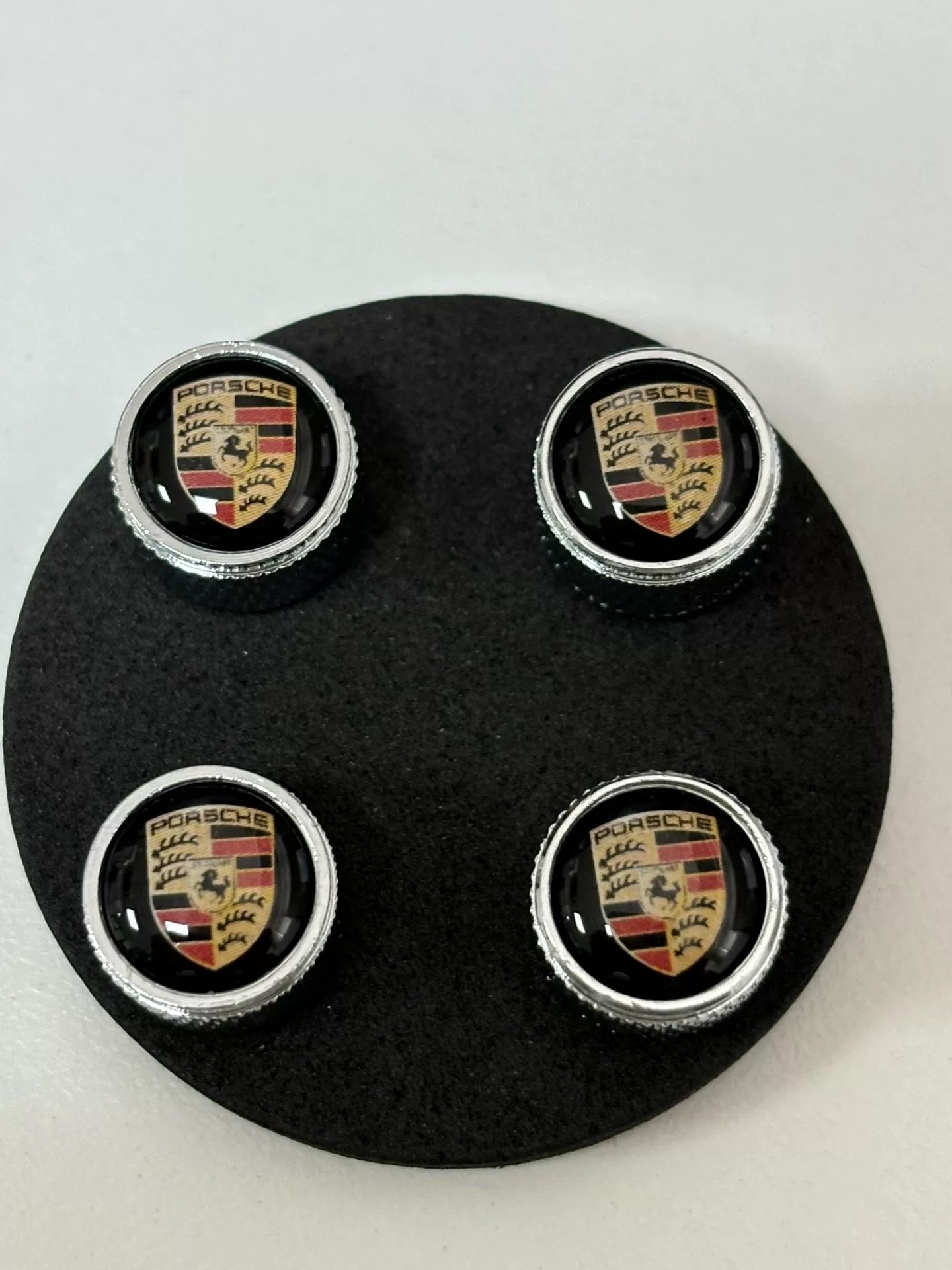 Porsche OEM Metal Tire Valve Stem Caps (Set of 4) image 5
