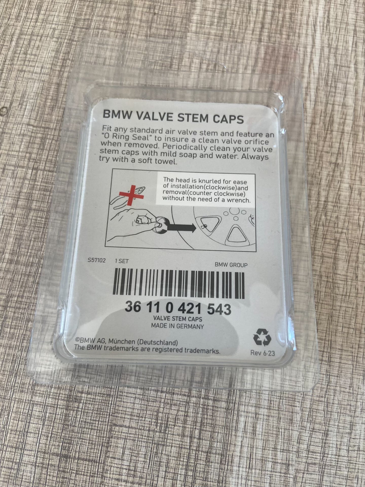 BMW M Logo Tire Valve Stem Caps (Metal) image 3